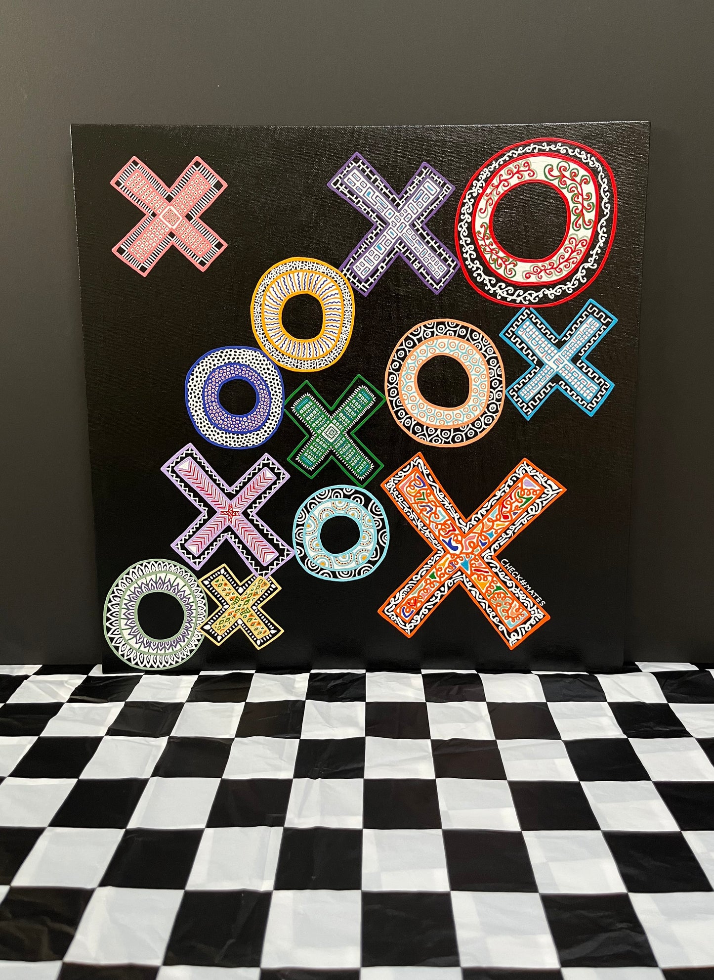 Noughts and Crosses Print