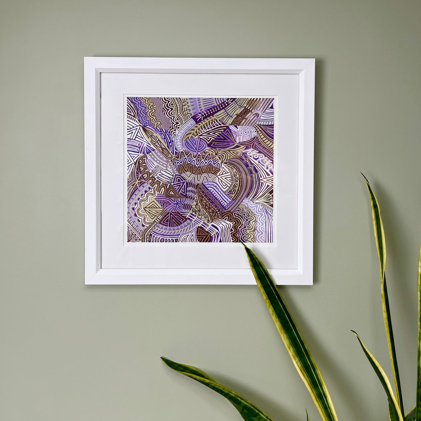 Checkmates Amethyst Avenue Print