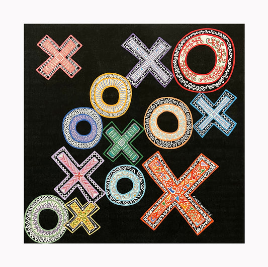 Noughts and Crosses Print