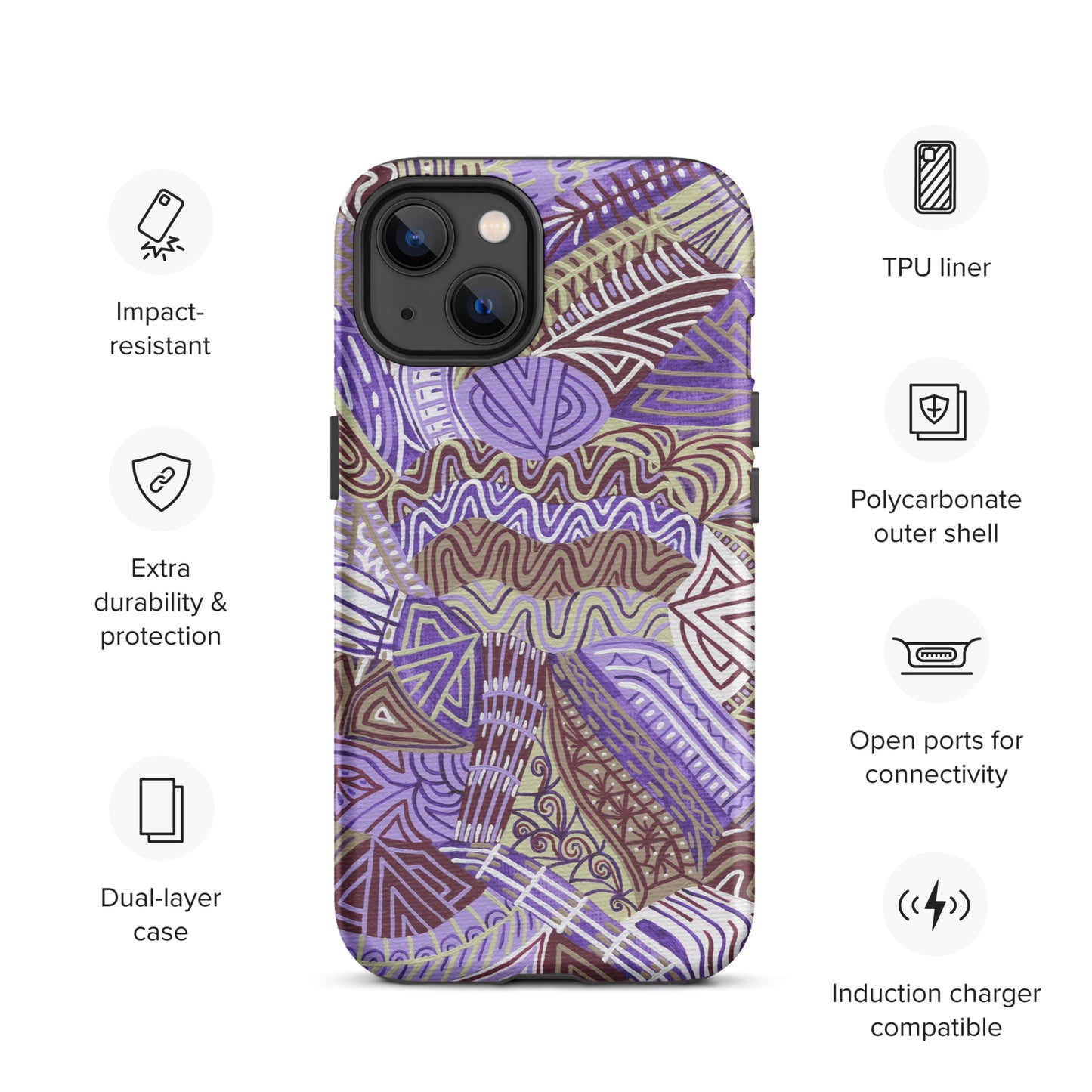 Amethyst Avenue iPhone Tough Case